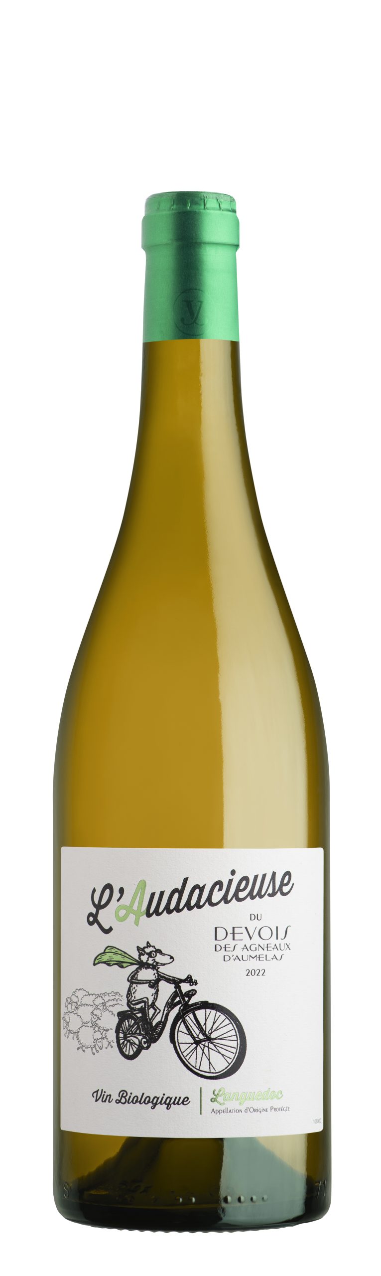 L'audacieuse vin blanc aop languedoc