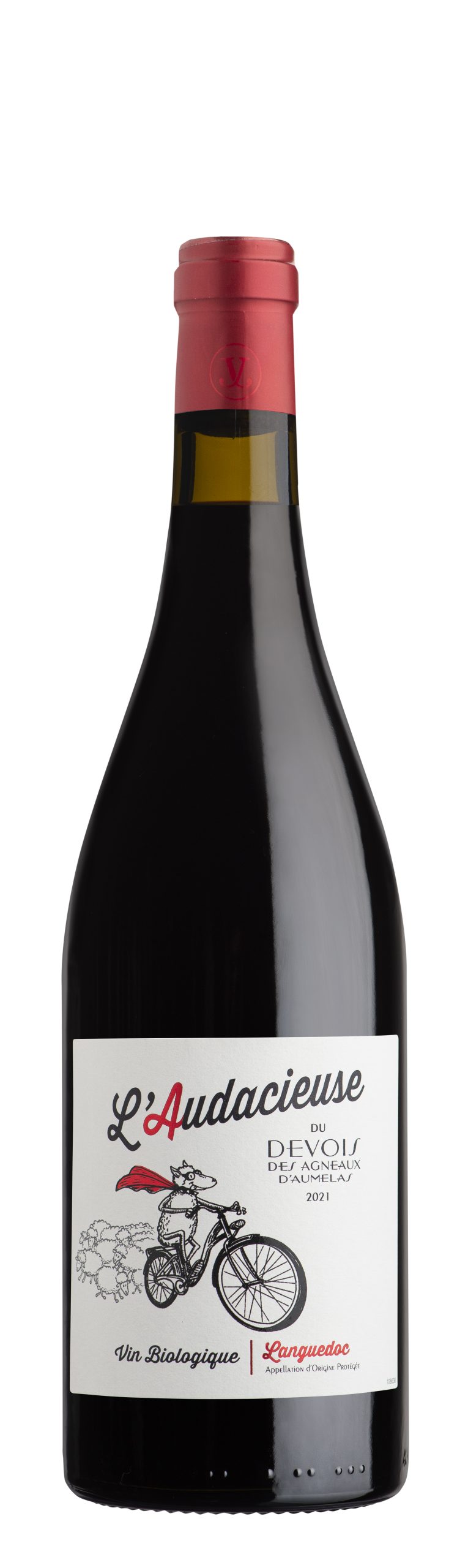 L'audacieuse vin rouge aop Languedoc